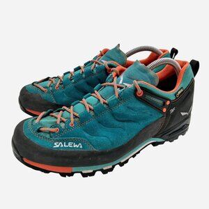 Salewa MTN Trainer GTX Shoes Womens Size 10 Vibram Hiking Trail Waterproof
